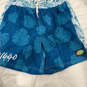 - SLUNKS Men's Athletic Shorts in Blue by